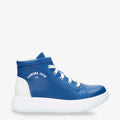 Yumbel sneakers de piel con forro interior de piel. azul