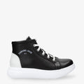 Yumbel sneakers de piel con forro interior de piel. negro
