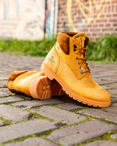 Amur Gtx botín de piel con forro interior de gore-tex®. vintage