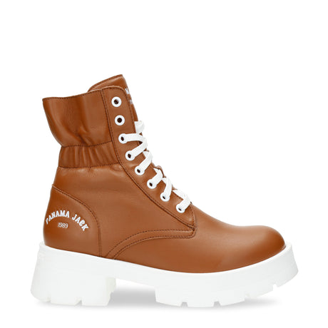 Clementine botas de piel con forro interior de piel. cuero