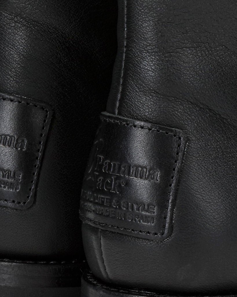 Fabi Igloo botas de piel con forro interior de pelo natural. negro