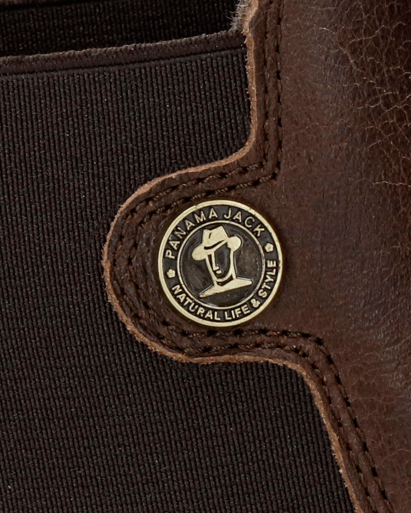 Francesca Igloo botas de piel con forro interior de pelo natural. marron