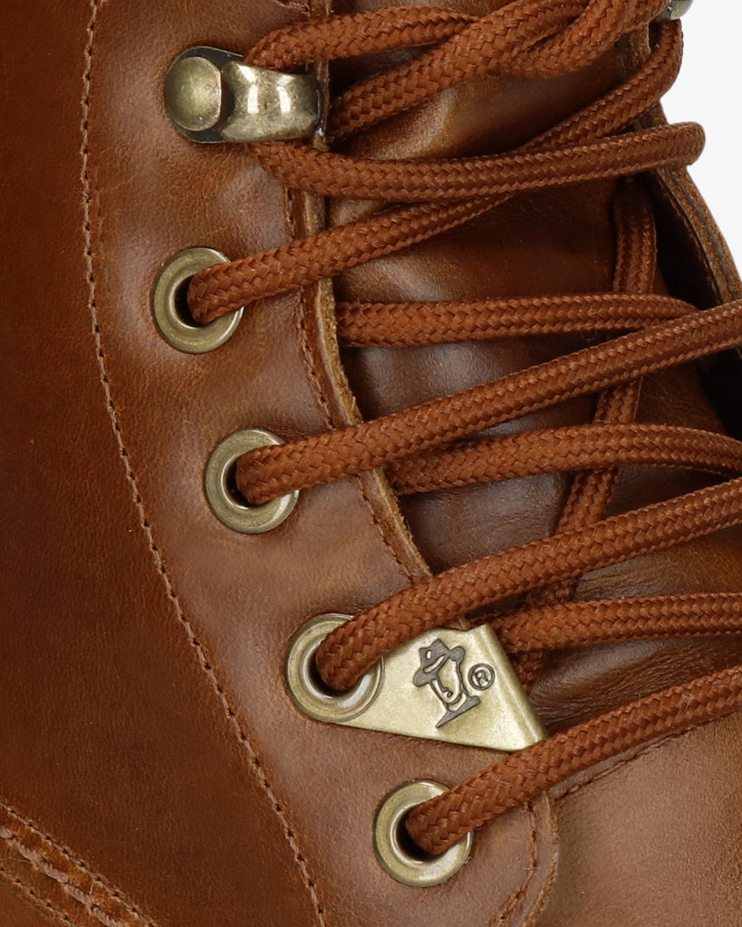 Glasgow Gtx botín de piel con forro interior de gore-tex®. camel