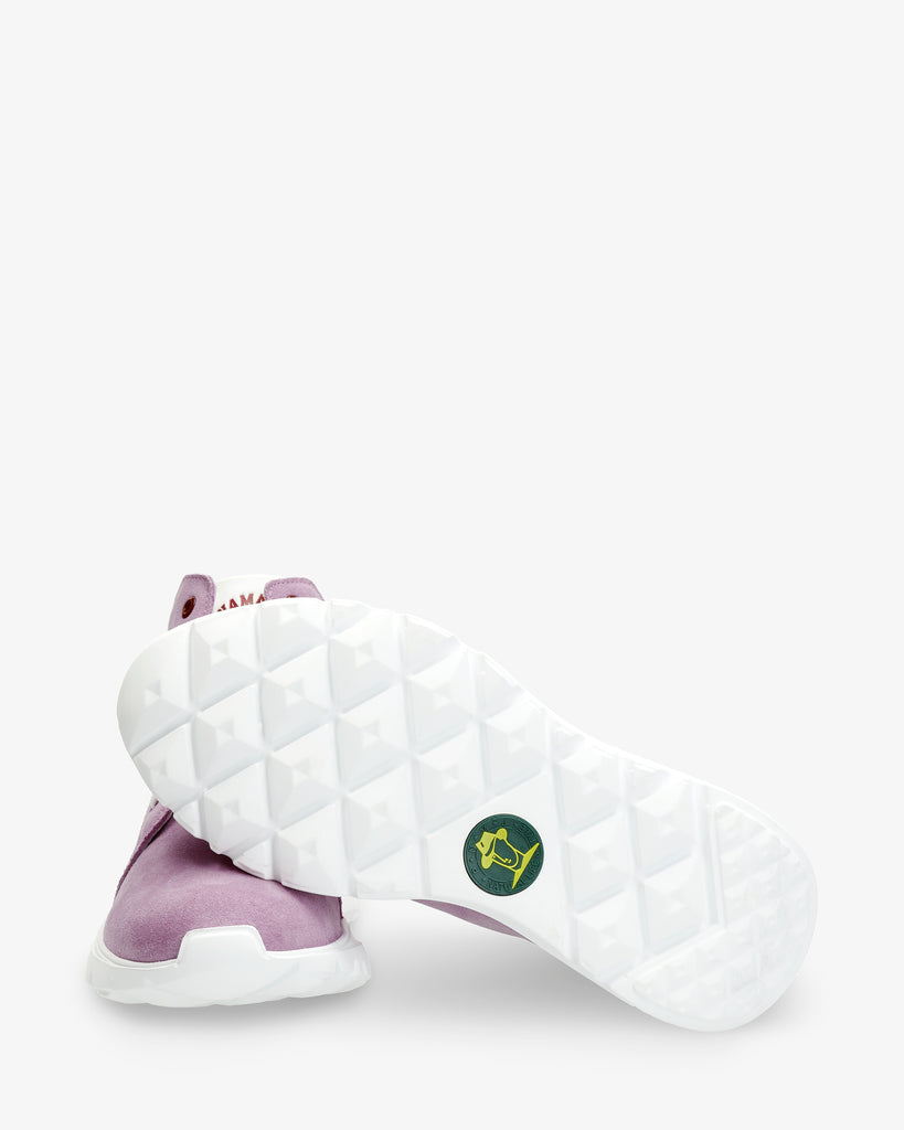 Jayla sneakers de piel con forro interior de piel. lila