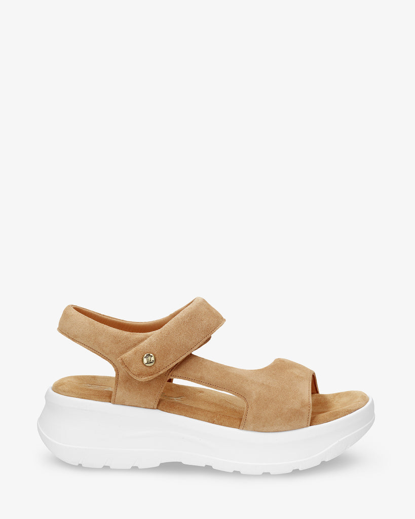 Naroa sandalias de piel con forro interior de piel. cuero