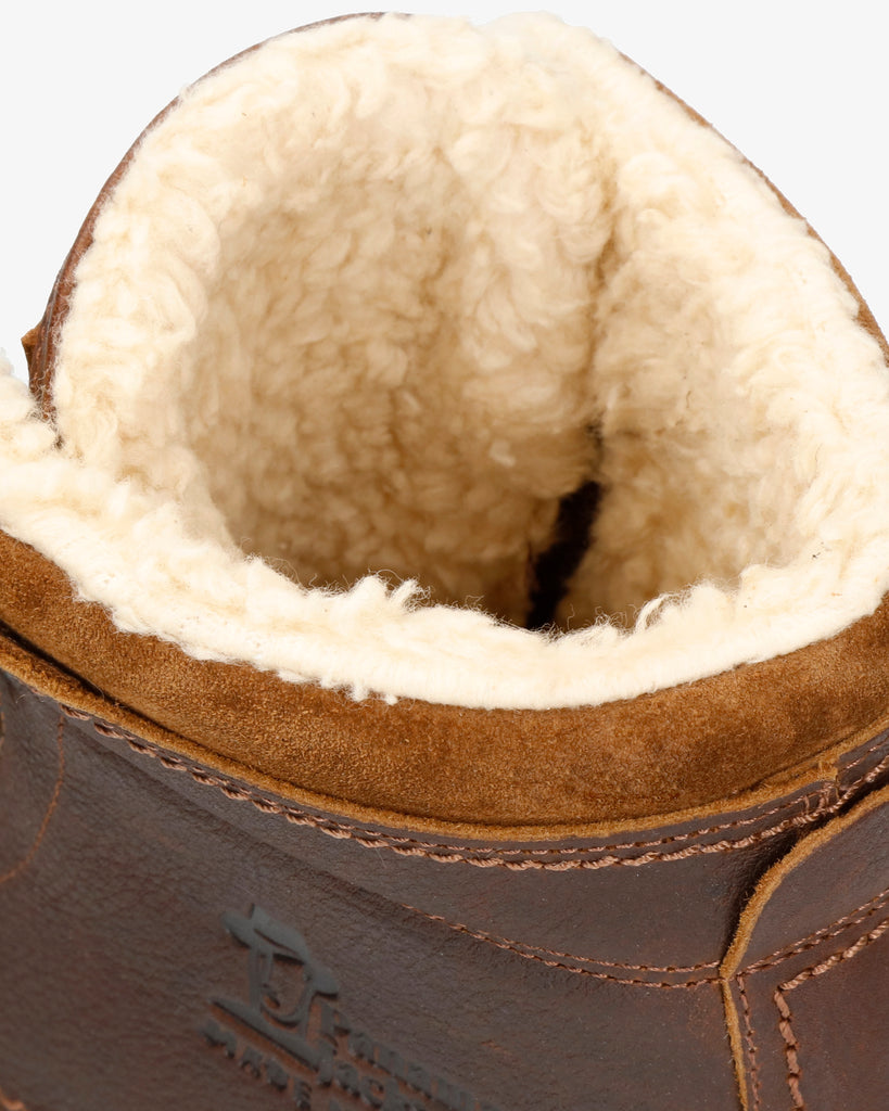 P03 Aviator botas de piel con forro interior de algodón. cuero