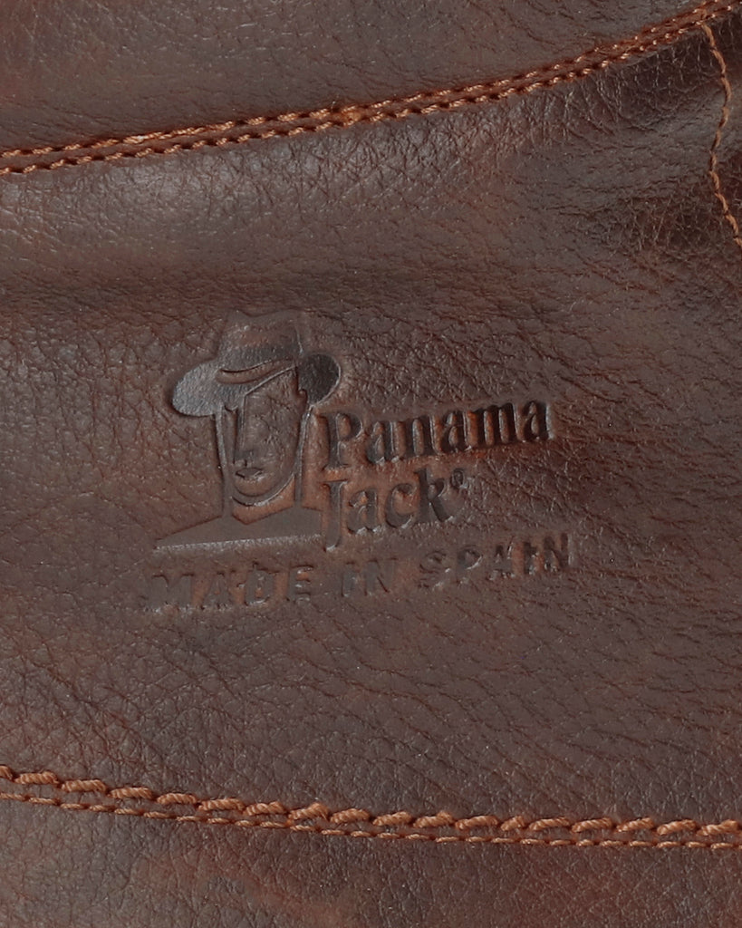 P03 Aviator Igloo botas de piel con forro interior de pelo natural. castaño