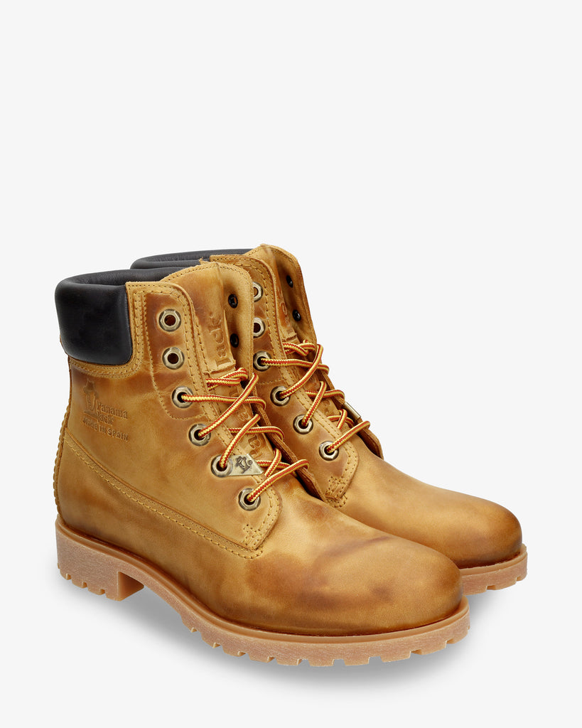 Panama 003 botas de piel con forro interior de piel. vintage