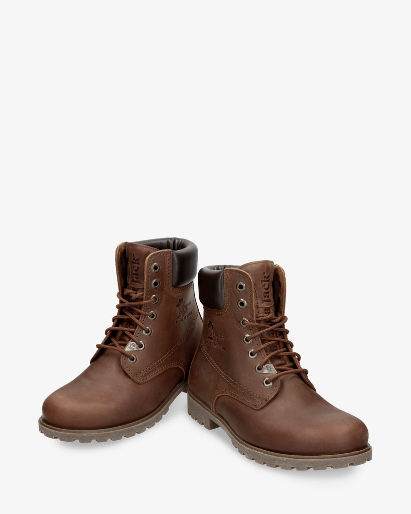 Panama 03 botas de piel con forro interior de piel. cuero